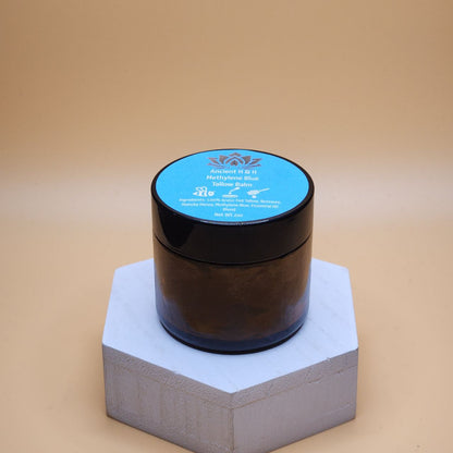 Antioxidant-rich methylene blue tallow balm for deep hydration & skin rejuvenation.